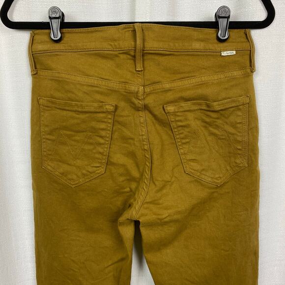 Mother The Mid Rise Dazzler Ankle Fray Jean in Play Date Brown Sz.29 - Picture 13 of 16